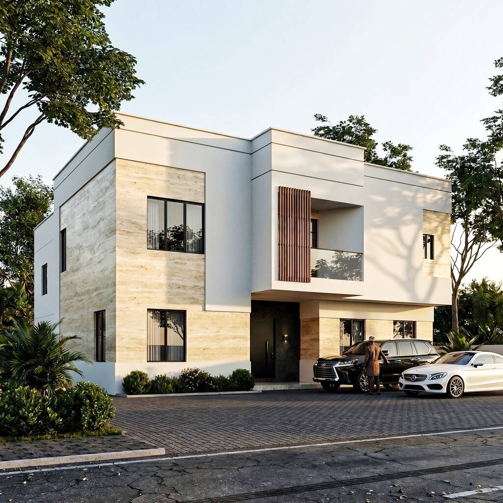 5 bedroom fully detached duplex with forecourt parking